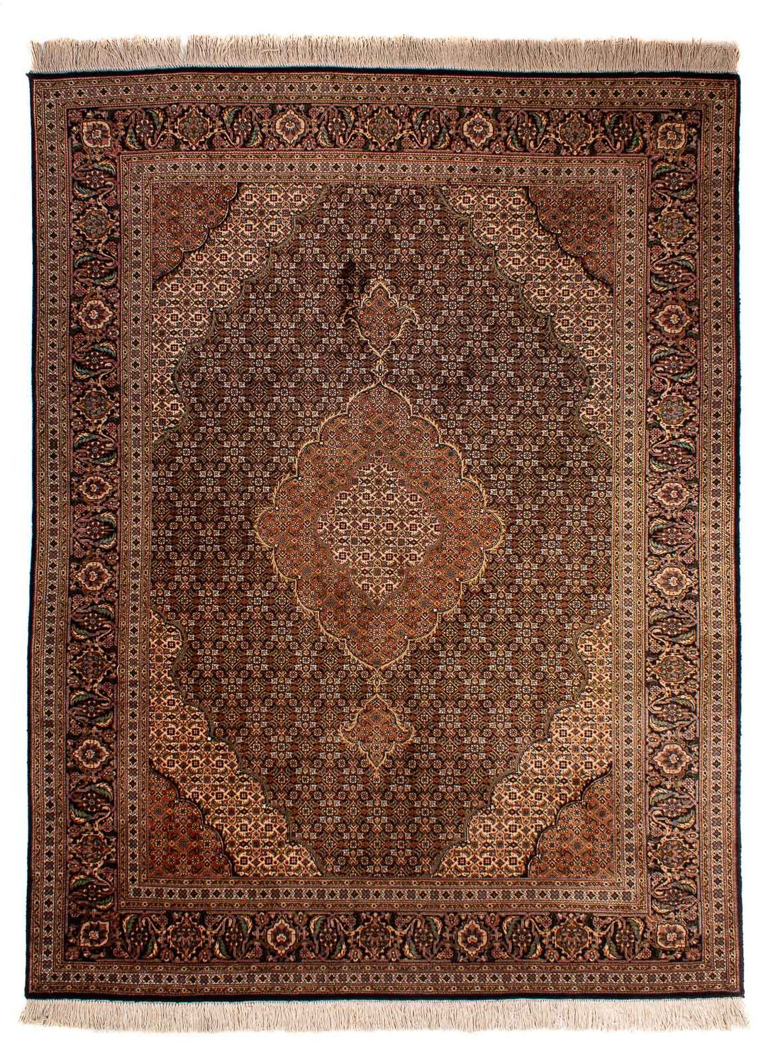 Perserteppich - Täbriz - Royal 202 x 150 cm - braun
