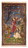 Täbriz - 50 Raj Teppich 117x198cm - Perserteppich - mehrfarbig - Rechteckig / Mehrfarbig / 117 x 198 cm Rechteckig