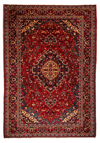 Tapis persan - Nomadic - 335 x 226 cm - rouge foncé