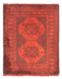 Tapis Turkaman - 86 x 70 cm - rouille