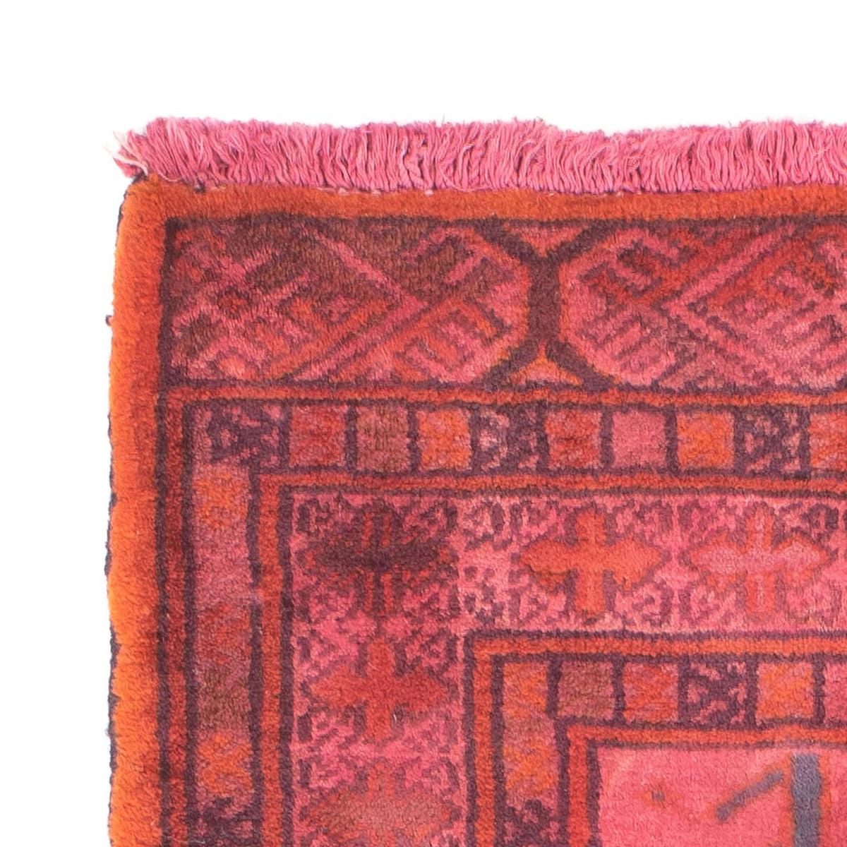 Orientteppich 86 x 63 cm - hellrot