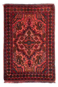 Tappeto Persero - Nomade - 100 x 66 cm - rosso chiaro