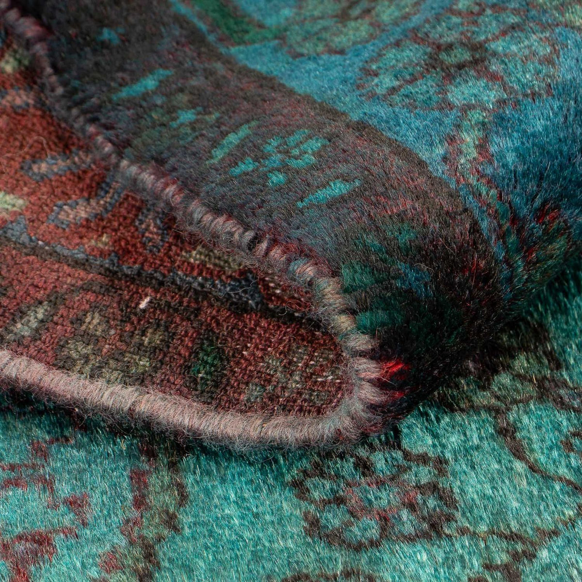 Orientteppich 119 x 91 cm - hellblau