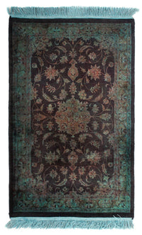 Tapis oriental - Indus - 130 x 76 cm - bleu clair
