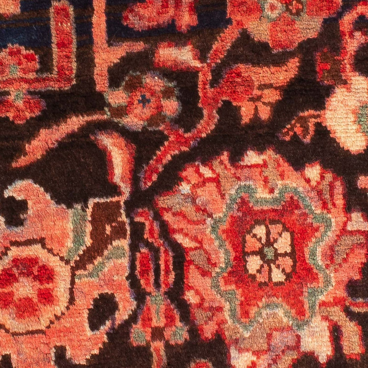 Perserteppich - Nomadic 118 x 95 cm - hellrot