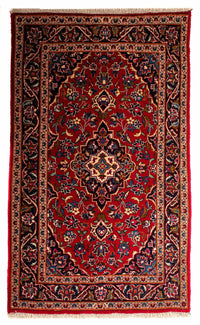 Tapis persan - Keshan - 153 x 95 cm - rouge