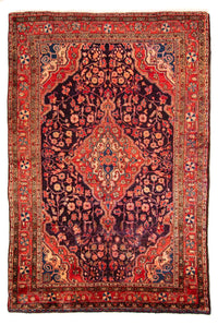 Tappeto Persero - Nomade - 214 x 137 cm - blu scuro