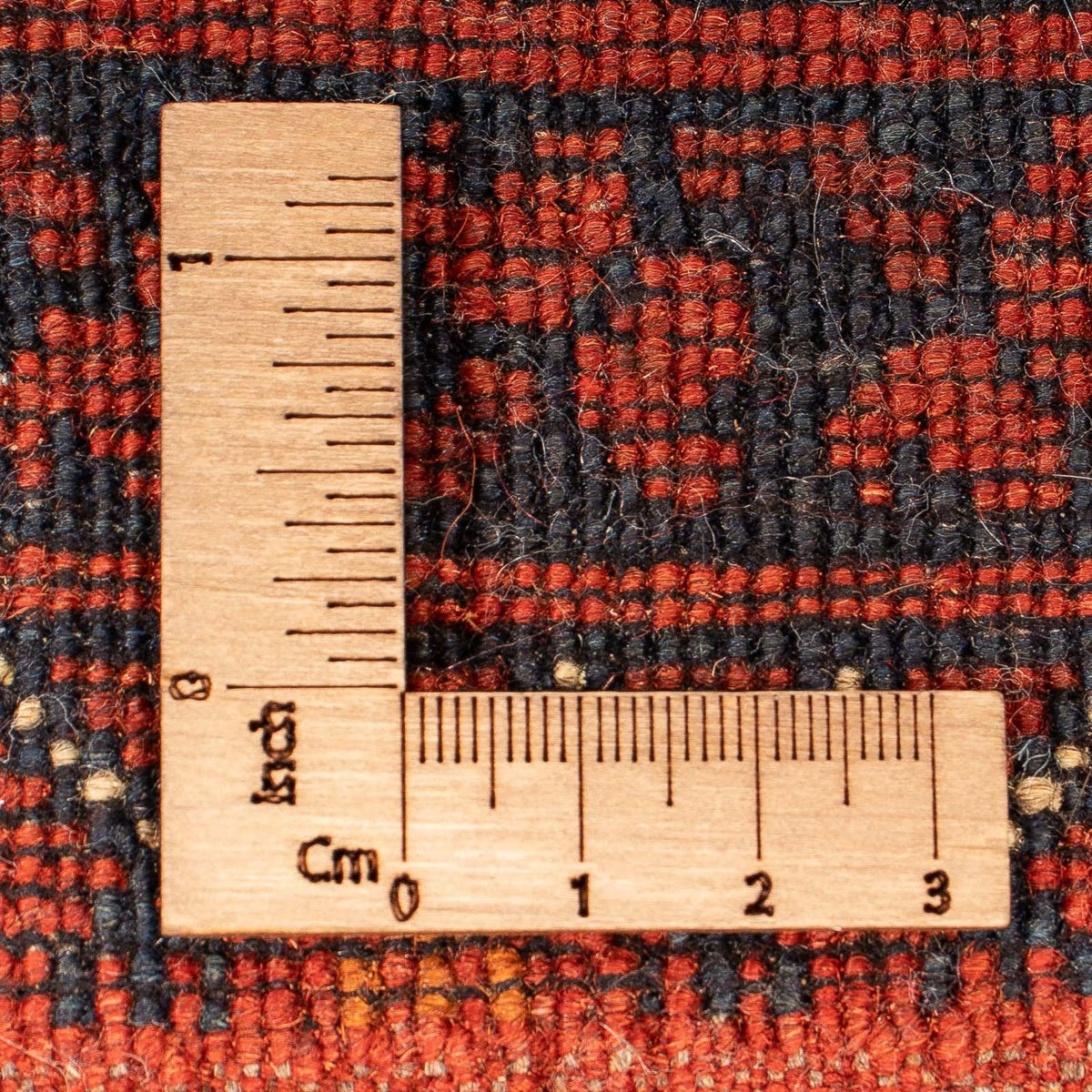 Afghan Teppich - Buchara 199 x 124 cm - dunkelrot