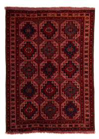 Tappeto Belutsch - 131 x 104 cm - rosso chiaro