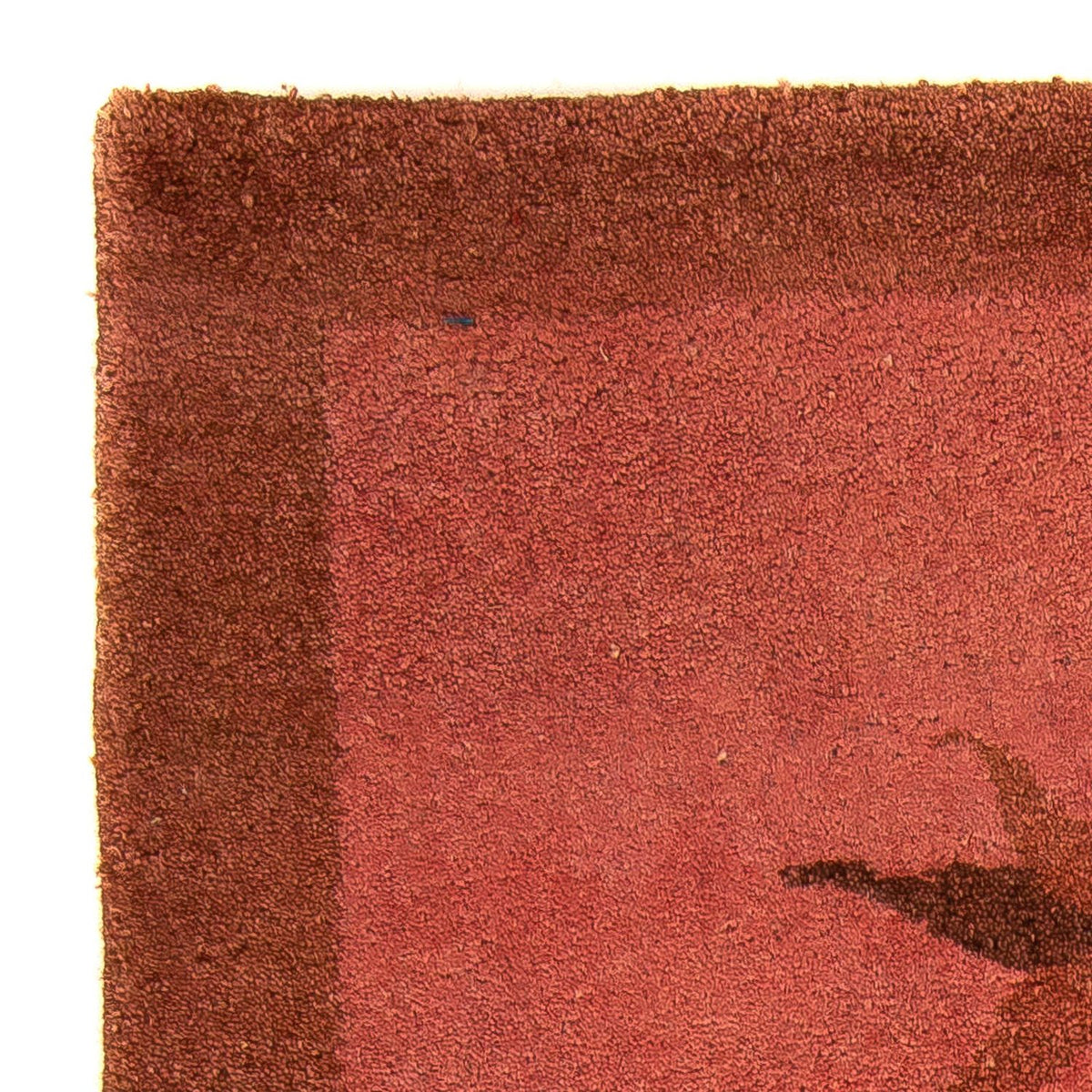 Tapis Gabbeh - Indus - 165 x 109 cm - rouge clair