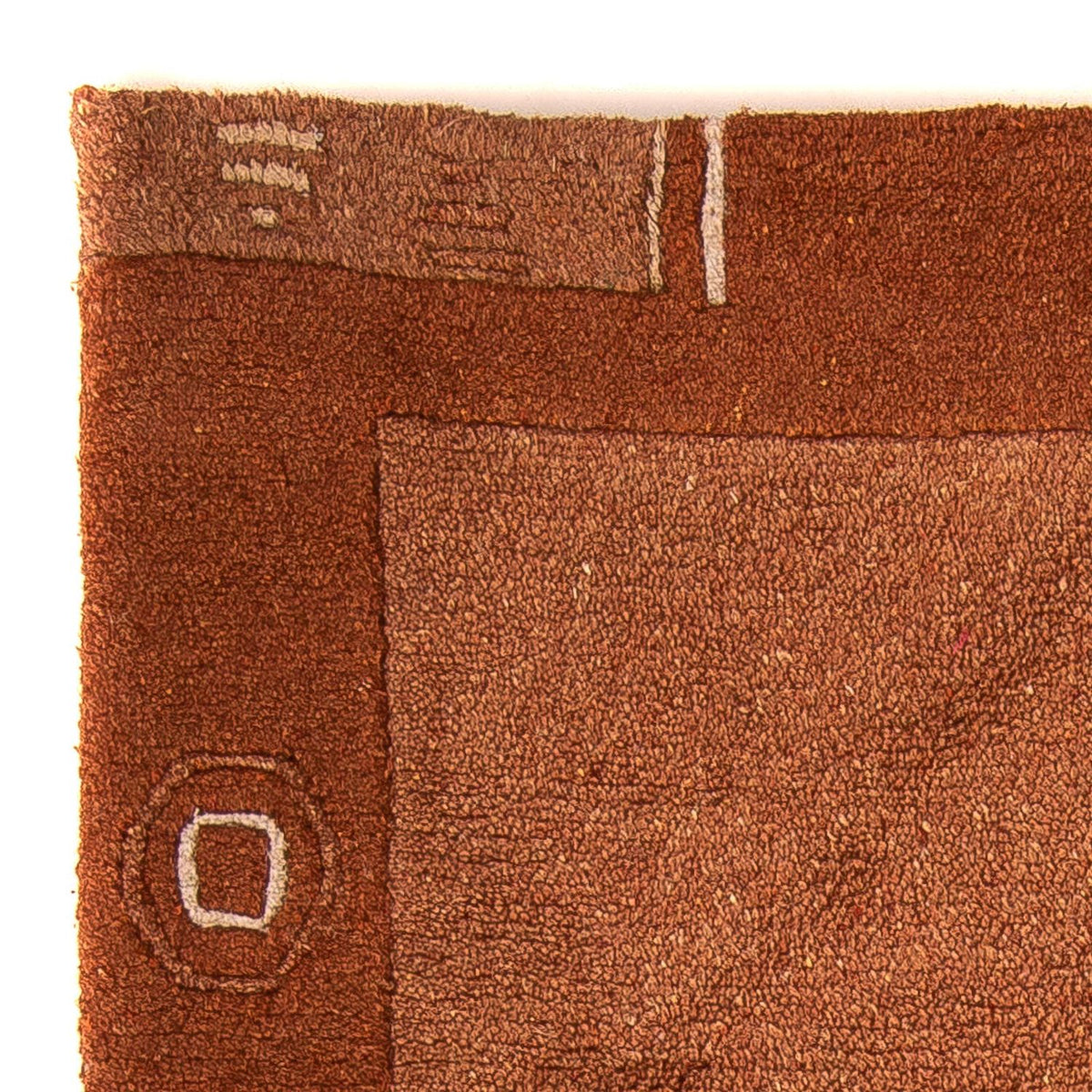 Nepal Teppich 156 x 93 cm - braun