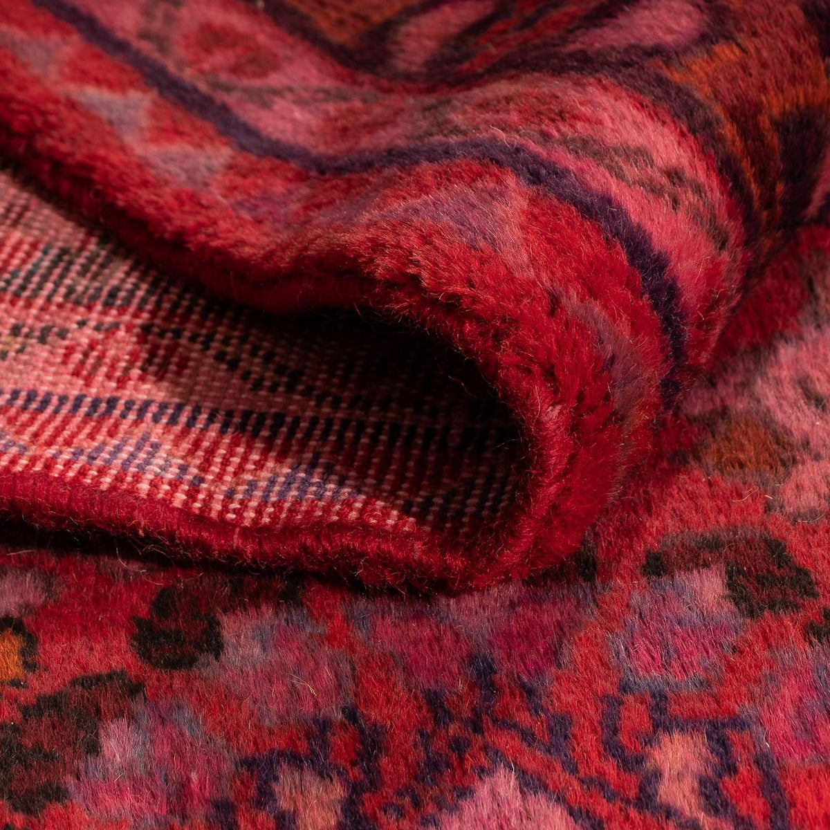 Orientteppich 170 x 105 cm - dunkelrot