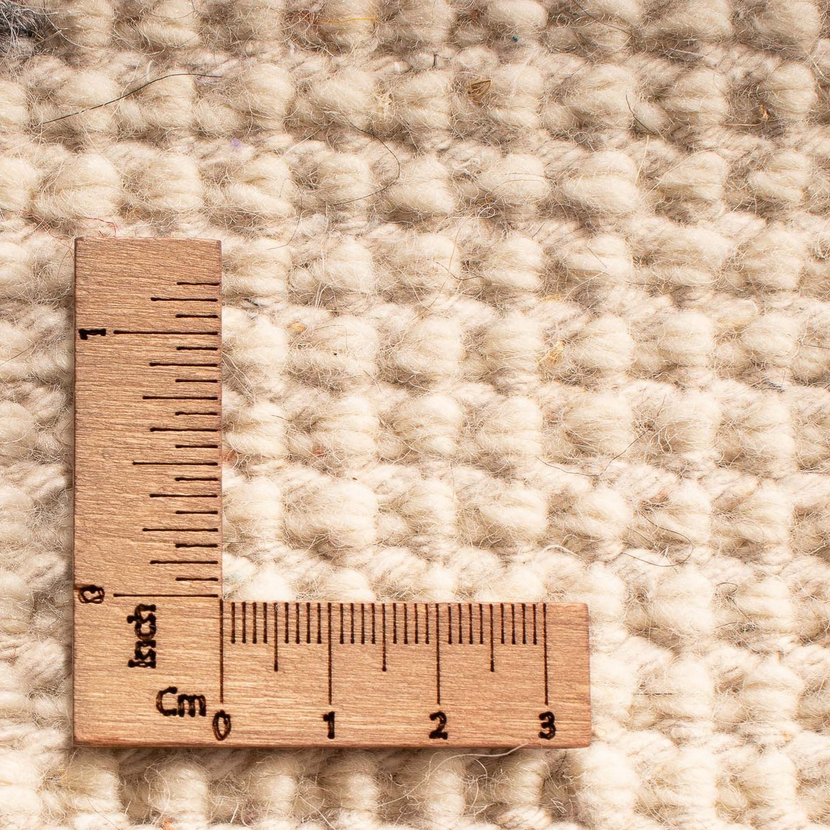 Wollteppich 93 x 60 cm Fußmatte