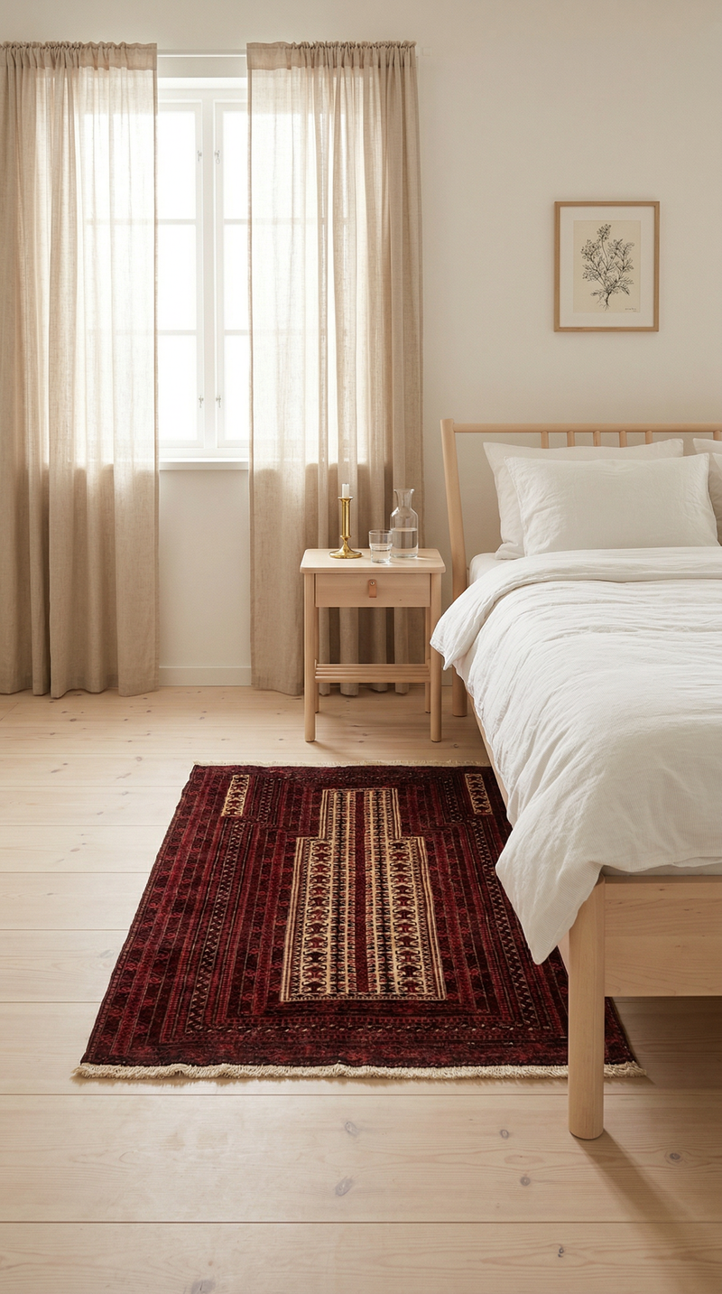 Belutsch Teppich 129x93cm - Orientteppich