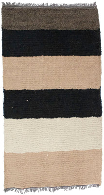 Nepal Teppich 140 x 70 cm - mehrfarbig