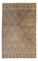 Designer Teppich 240 x 160 cm - dunkelbraun