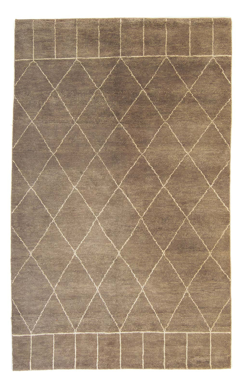 Designer Teppich 240 x 160 cm - dunkelbraun