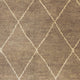 Designer Teppich 240 x 160 cm - dunkelbraun