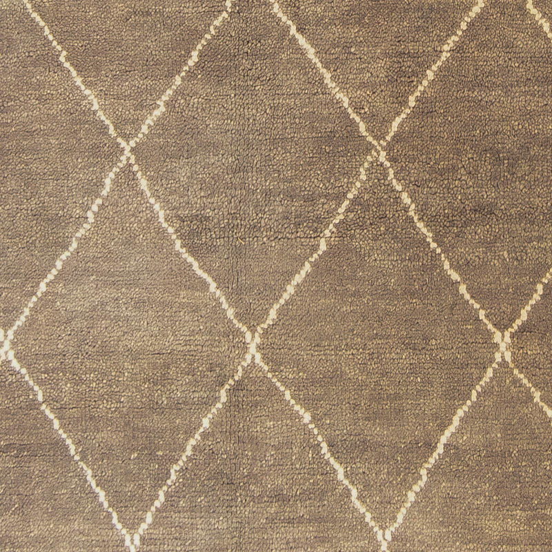 Designer Teppich 240 x 160 cm - dunkelbraun