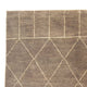 Designer Teppich 240 x 160 cm - dunkelbraun