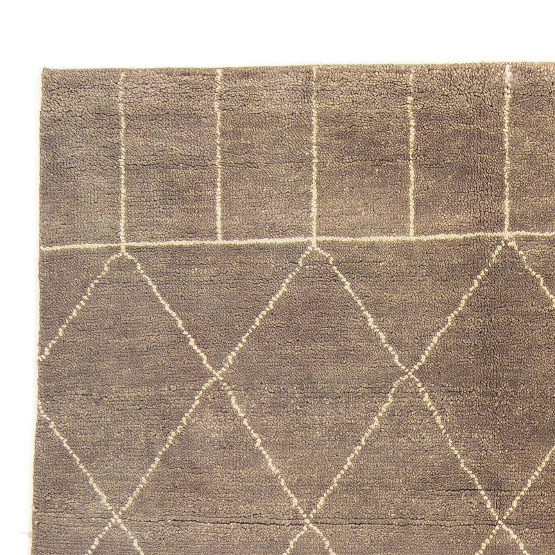 Designer Teppich 240 x 160 cm - dunkelbraun