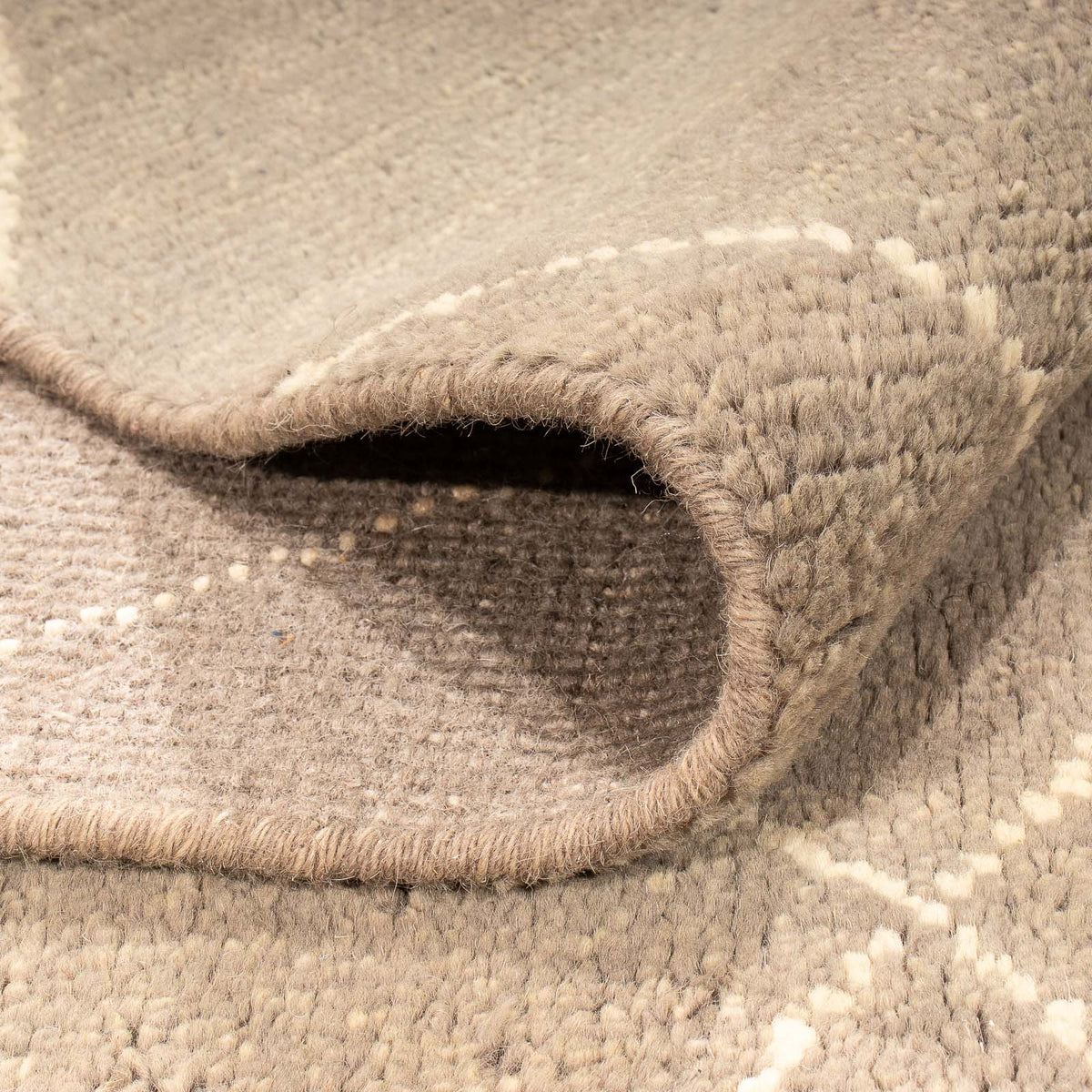 Designer Teppich 240 x 160 cm - dunkelbraun