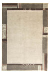 Tapis Népalais 143x201cm - Tapis en laine - Rectangle / Gris / 143 x 201 cm Rectangle