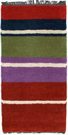 Tappeto Nepal 70x140cm - Tappeto di lana - Rettangolo / Multicolore / 70 x 140 cm Rettangolo