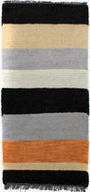 Tapis Népalais 70x140cm - Tapis en laine - Rectangle / Multicolore / 70 x 140 cm Rectangle
