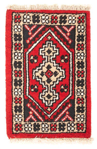 Tappeto orientale - 60 x 40 cm - rosso scuro