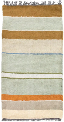 Nepal Teppich 140 x 70 cm - mehrfarbig