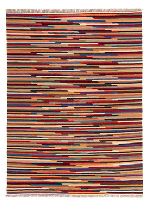 Kelim Teppich - Trendy 206 x 148 cm - mehrfarbig