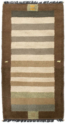 Nepal Teppich 140 x 70 cm - mehrfarbig