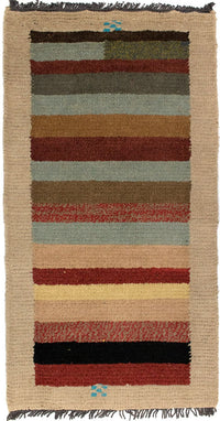 Tapis Népalais - 140 x 70 cm - multicolore