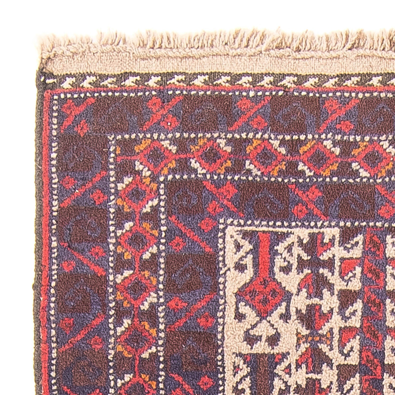Belutsch Teppich - Gebetsteppich - 113 x 62 cm - beige