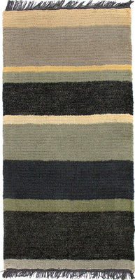 Nepal Teppich 140 x 70 cm - mehrfarbig