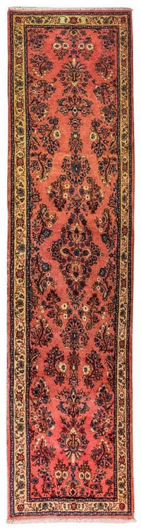 Tapis de couloir Tapis persan - Classique - 316 x 75 cm - rouge