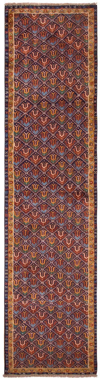 Tapis de couloir Tapis persan - Nomadic - 312 x 78 cm - multicolore