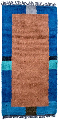 Tapis Népalais - 140 x 70 cm - multicolore