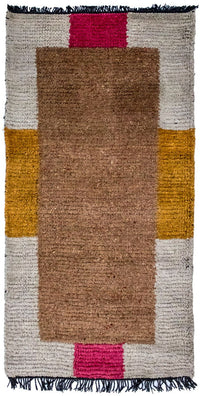 Tapis Népalais - 140 x 70 cm - multicolore