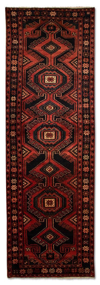 Tapis de couloir Tapis persan - Nomadic - 295 x 95 cm - rouge