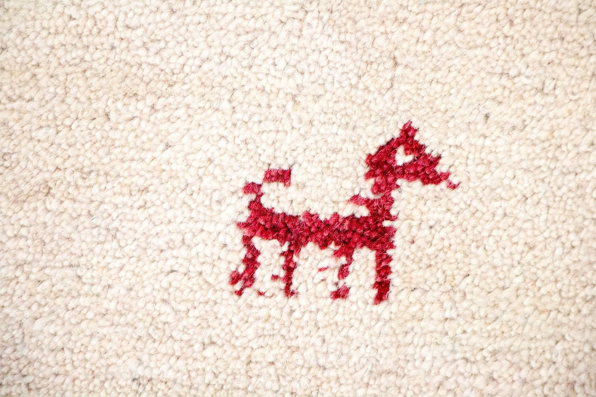 Gabbeh Teppich - Indus 240 x 170 cm - beige