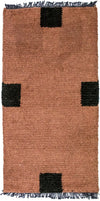 Tapis Népalais 70x140cm - Tapis en laine - Rectangle / Marron / 70 x 140 cm Rectangle