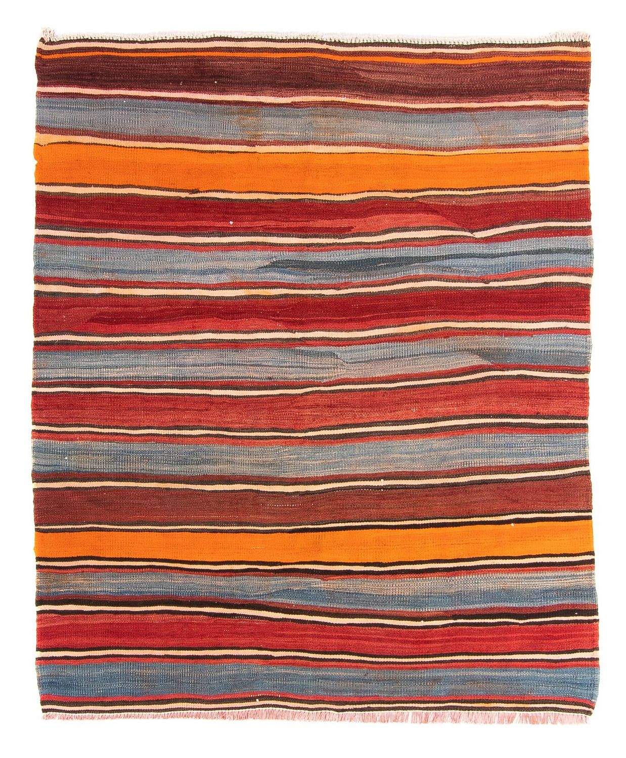 Kelim Teppich - Old 155 x 135 cm - mehrfarbig