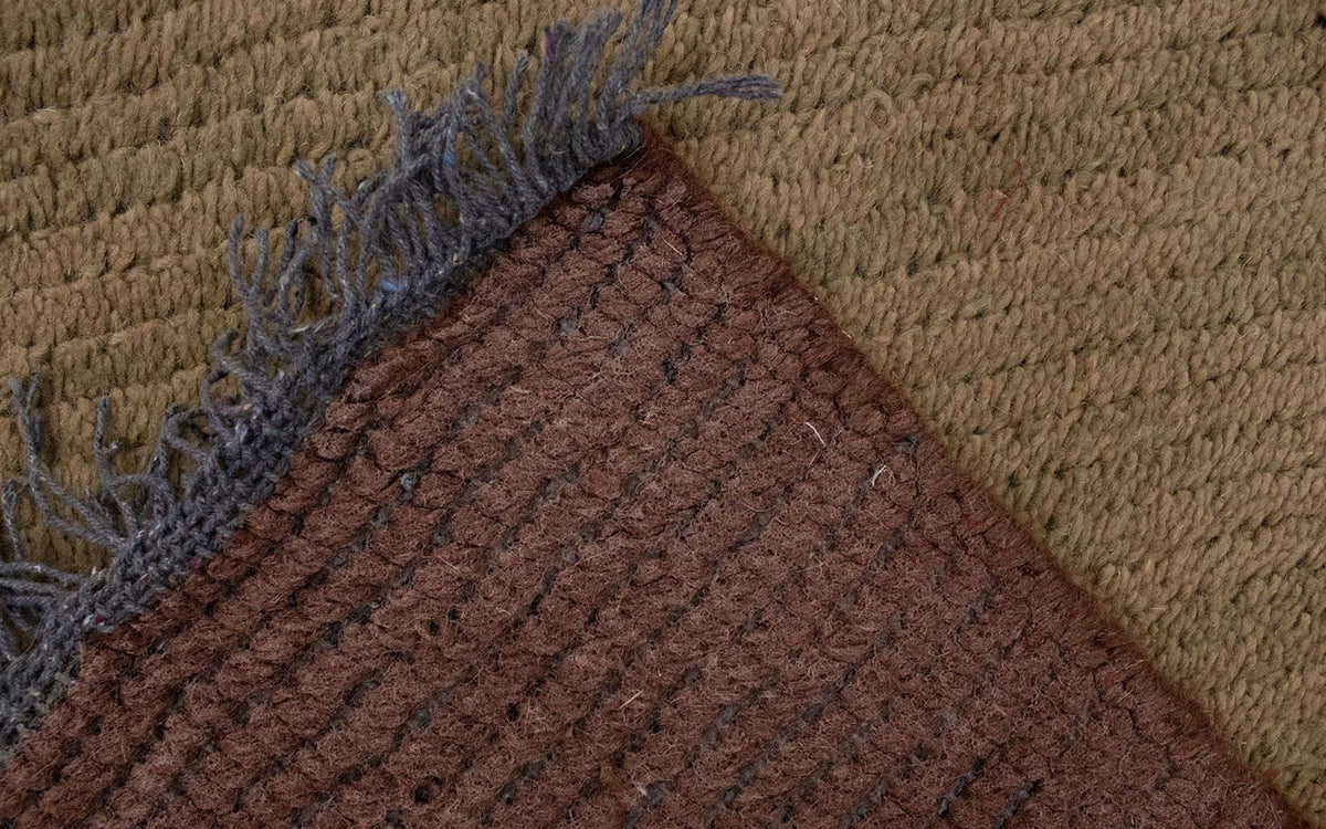 Nepal Teppich 140 x 70 cm - braun