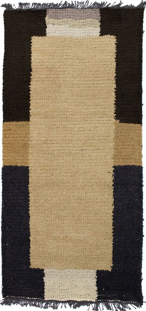 Nepal Teppich 140 x 70 cm - beige