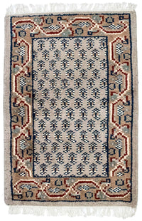 Tapis oriental - 90 x 60 cm - beige