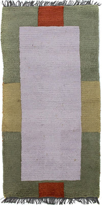 Tapis Népalais - 140 x 70 cm - beige