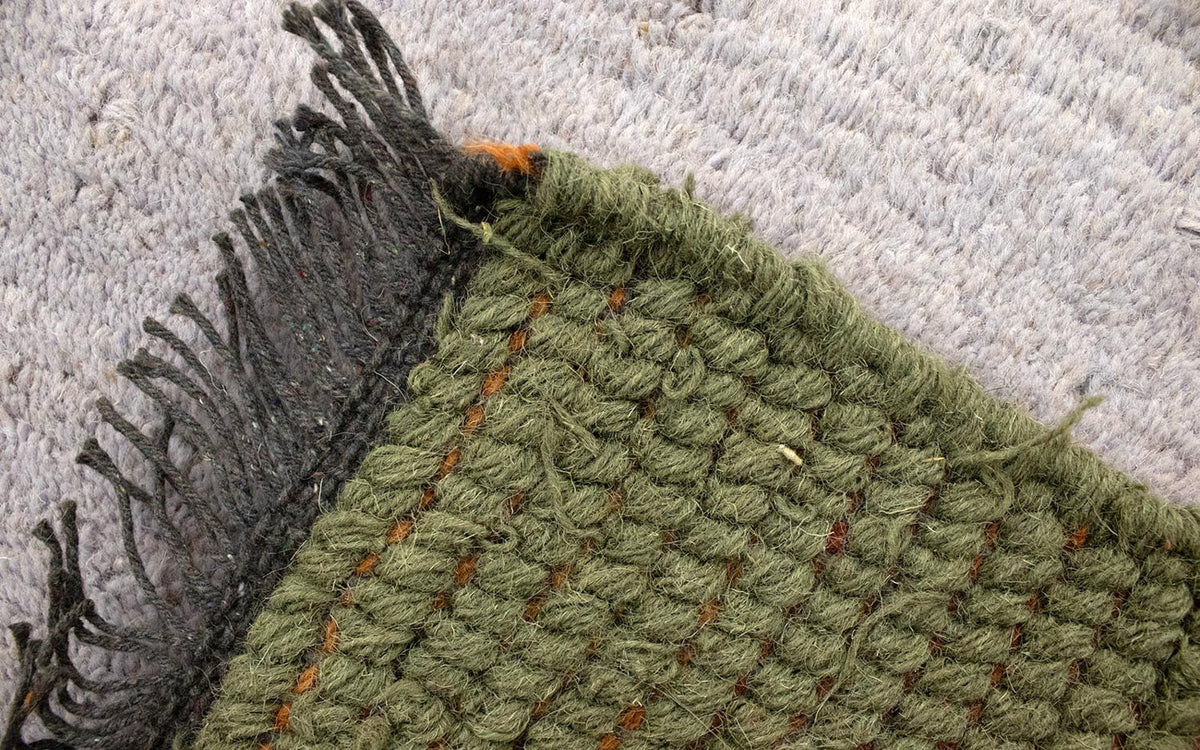 Nepal Teppich 140 x 70 cm - beige