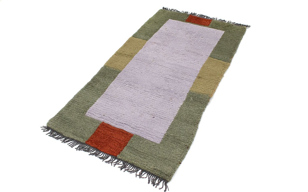 Nepal Teppich 140 x 70 cm - beige